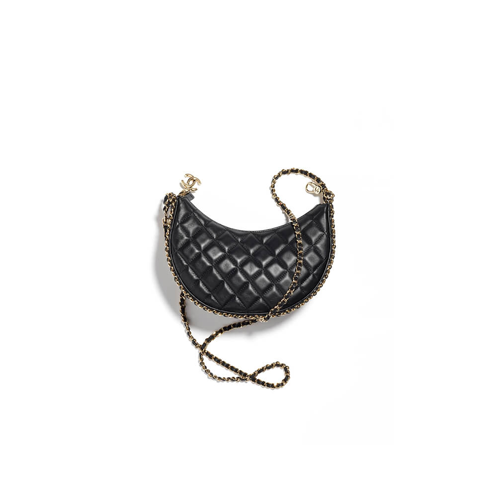 Ch*el small hobo bag
