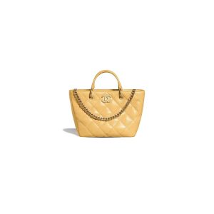Ch*el calfskin quilted small gabrielle hobo