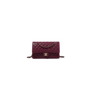 Ch*el woven straw raffia striped medium deauville tote