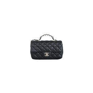 Ch*el woven straw raffia striped medium deauville tote