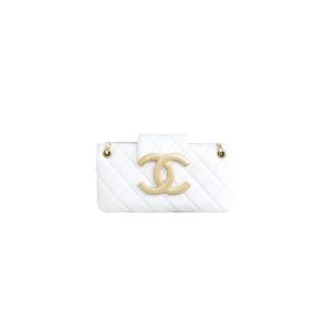 Ch*el calfskin quilted small gabrielle hobo