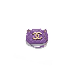 Ch*el coco handle bag small
