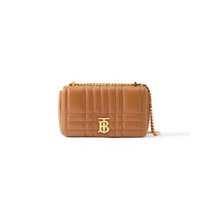 B**rry vintage check and leather note crossbody bag