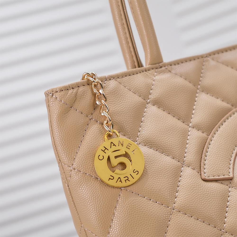 Ch*el medallion tote bag