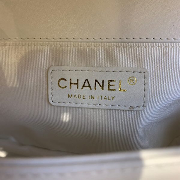 chevron boy Ch*el handbag